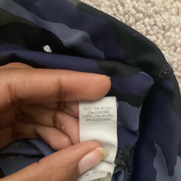 Aerie blue camo no middle seam fitted leggings - Picture 7 of 7
